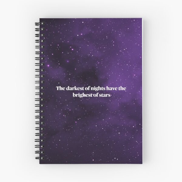 Item preview, Aesthetic Dark purple sky with inspirational Quote designed and sold by Mangoking06.