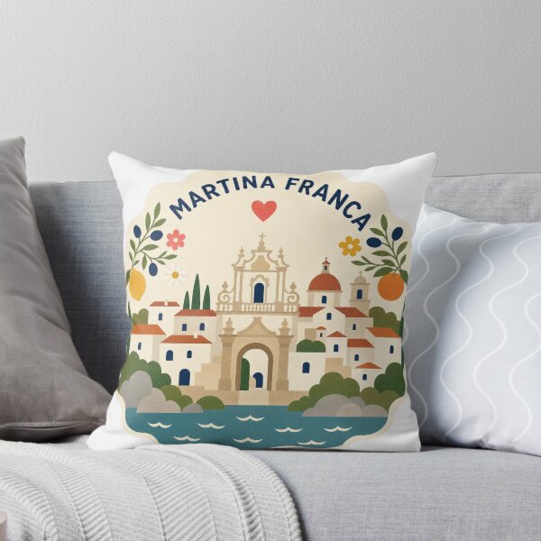 Item preview, Martina Franca Italy Travel Souvenir Modern Folk Art designed and sold by VisualArtsOasis.