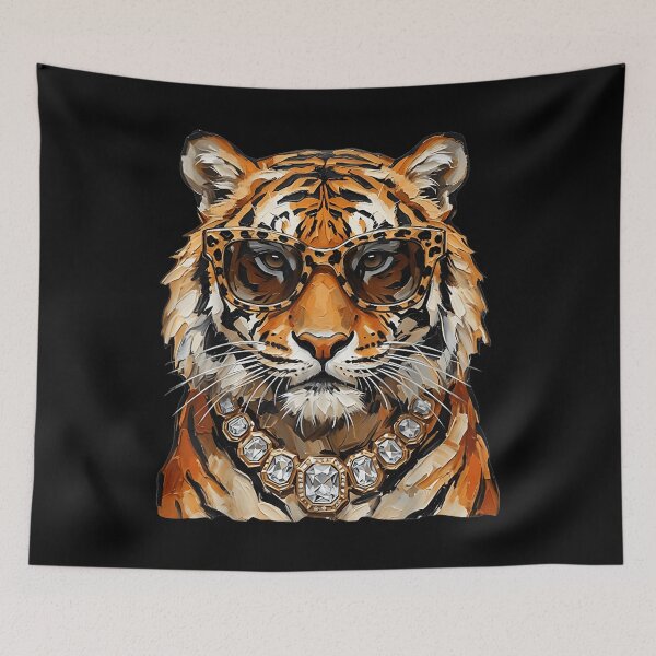 Item preview, Cool Tiger Sunglasses Streetwear Art designed and sold by Vectraxos.