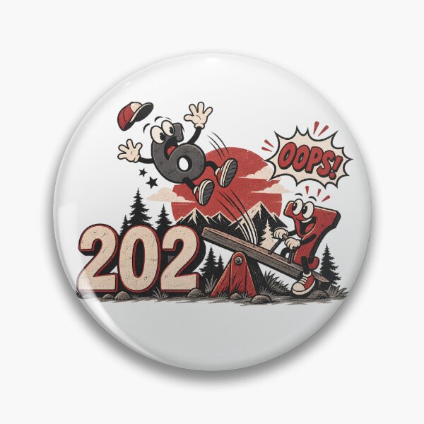 Item preview, Oops 2027 – Funny New Year 2027 Vintage Retro Design designed and sold by CalmDownZone ⭐️⭐️⭐️⭐️⭐️.