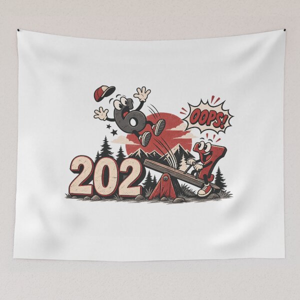 Item preview, Oops 2027 – Funny New Year 2027 Vintage Retro Design designed and sold by CalmDownZone ⭐️⭐️⭐️⭐️⭐️.