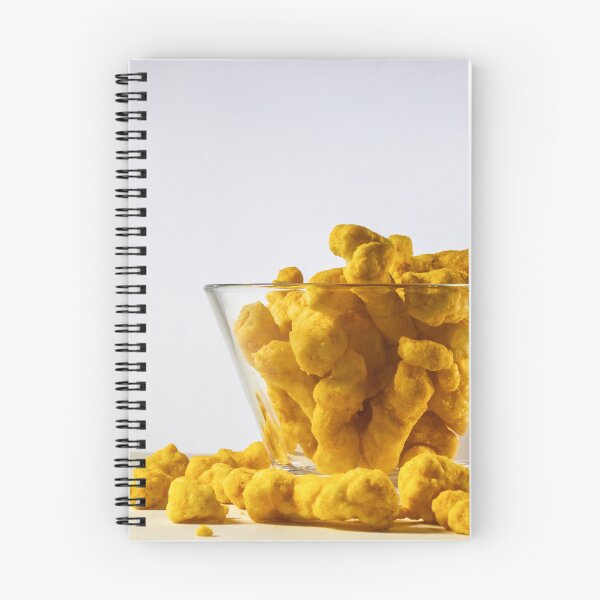 Item preview, Crunchy Cheese Puffs In Glass Bowl On White Background - Cheesy Snack Food For Munching designed and sold by Nmallia.