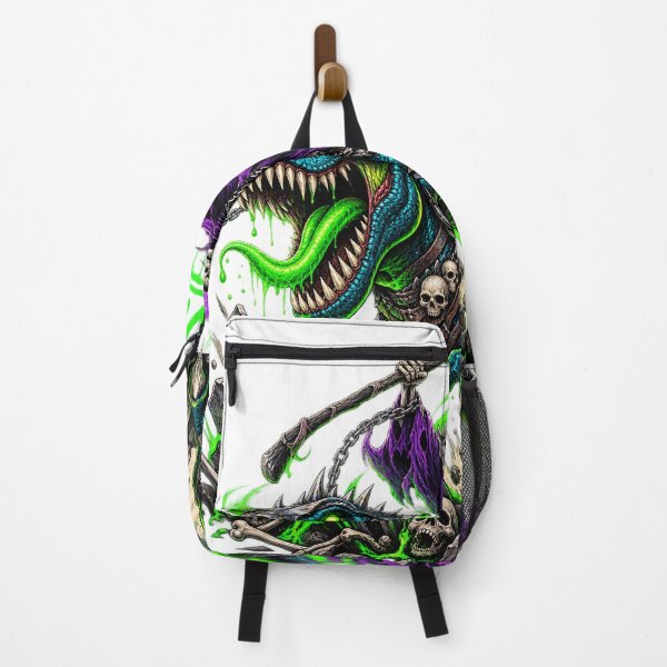 Item preview, Neon Reaper Raptor Dark Fantasy Art designed and sold by VYBORA Studio.