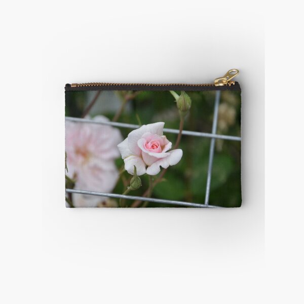 Item preview, Soft Pink Rose Opening on Trellis designed and sold by MiraNadaPrints.
