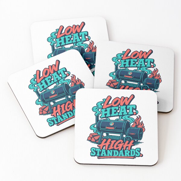 Item preview, Low Heat High Standards - Funny BBQ Pitmaster designed and sold by PWD-Design.