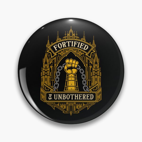 Item preview, Fortified and Unbothered Funny Wargaming designed and sold by pixeptional.