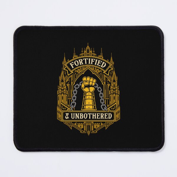Item preview, Fortified and Unbothered Funny Wargaming designed and sold by pixeptional.