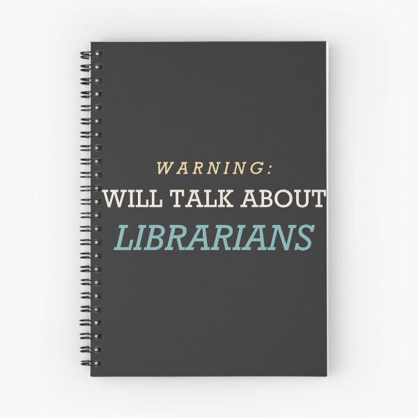 Item preview, Warning: Will Talk About Librarians - Librarian designed and sold by RetroThreadWorks.