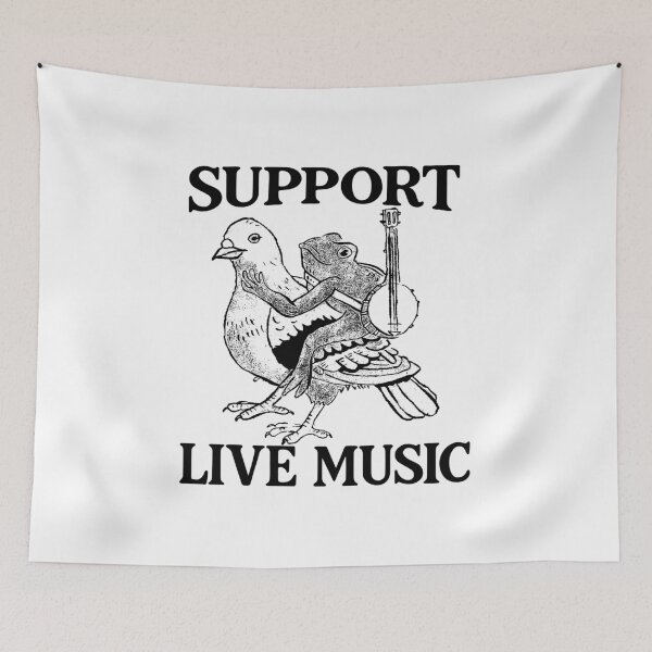 Item preview, SUPPORT LIVE MUSIC designed and sold by emilysahrelove.