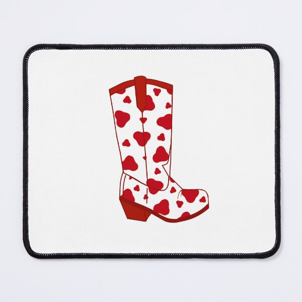 Item preview, Red Cow Spot Cowboy Boot designed and sold by Sartoris Art.