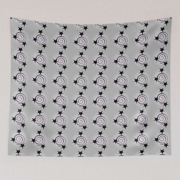 Item preview, Black Gothic Spiral Star Pattern designed and sold by EeshaArshad.