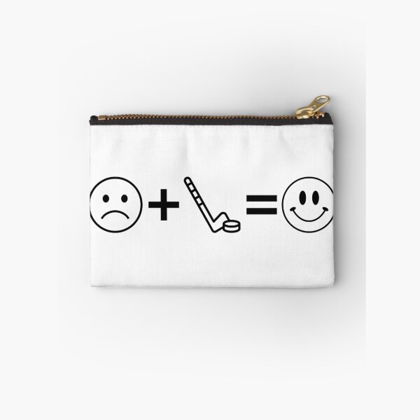 Item preview, The Ice Hockey Happiness Formula - Sad Face Plus Stick Equals Smile designed and sold by Vision Crafted.