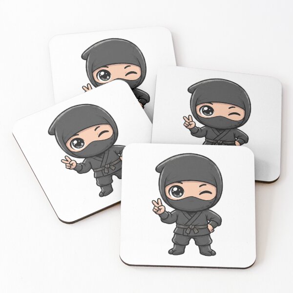 Item preview, Cute Chibi Ninja Winking Peace Sign designed and sold by VFXguy.