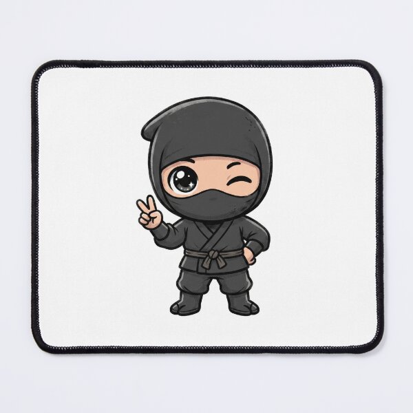 Item preview, Cute Chibi Ninja Winking Peace Sign designed and sold by VFXguy.