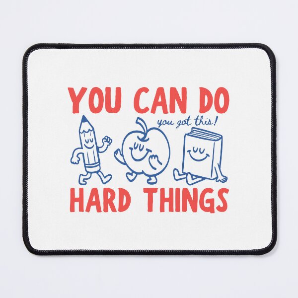 Item preview, You Can Do Hard Things Retro Teacher designed and sold by Vectraxos.