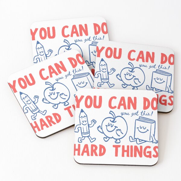 Item preview, You Can Do Hard Things Retro Teacher designed and sold by Vectraxos.
