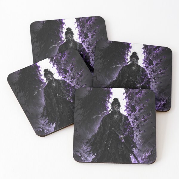 Item preview, Blind Shinigami Ronin Japanese Dark Fantasy Art designed and sold by MouradStudio.