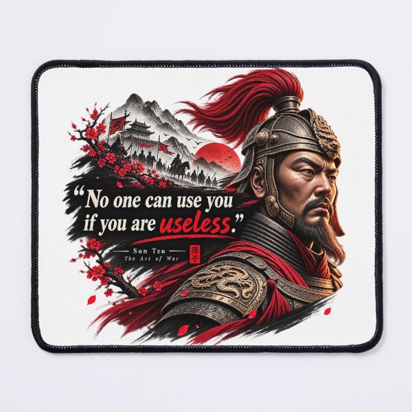 Item preview, No One Can Use You If You Are Useless – Sun Tzu Meme Quote designed and sold by zakaria rihawi.