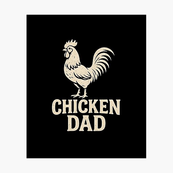 Item preview, Chicken Dad Rooster Silhouette Funny Farmer designed and sold by Photo-Sphere101.