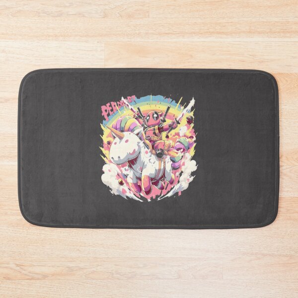 Item preview, Funny Deadpool Riding A Unicorn Rainbow Superhero Art ⭐⭐⭐⭐⭐ designed and sold by NewVision-Shop.