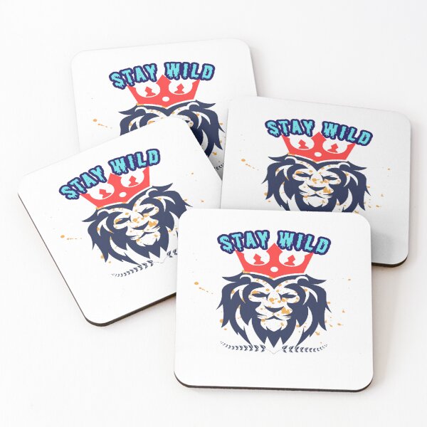 Item preview, STAY WILD. I AM KING. designed and sold by TypeMuse.