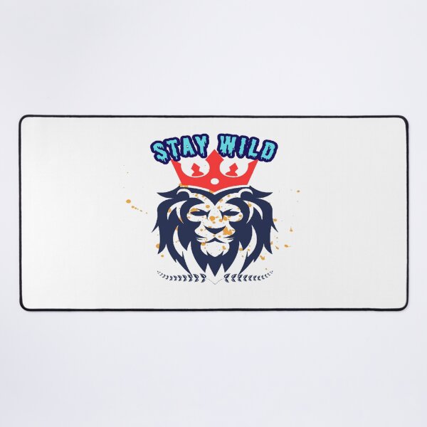 Item preview, STAY WILD. I AM KING. designed and sold by TypeMuse.