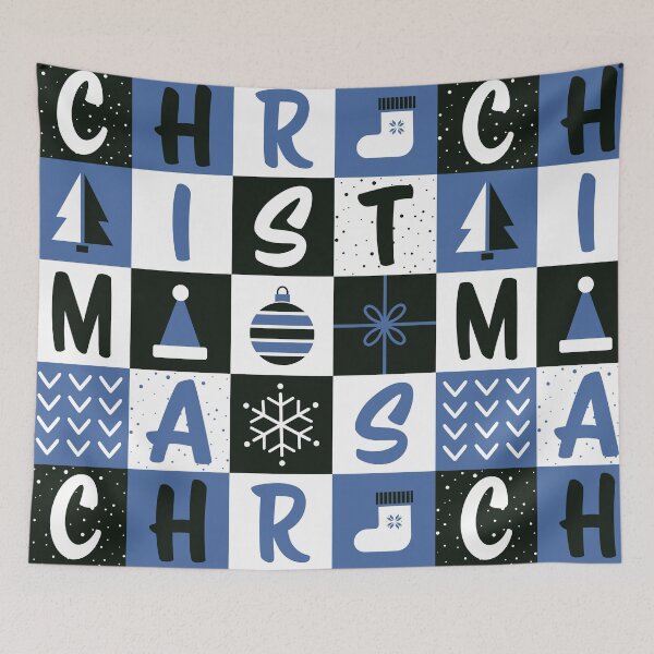 Item preview, Christmas Geometric Square Pattern designed and sold by IrynaAlex.