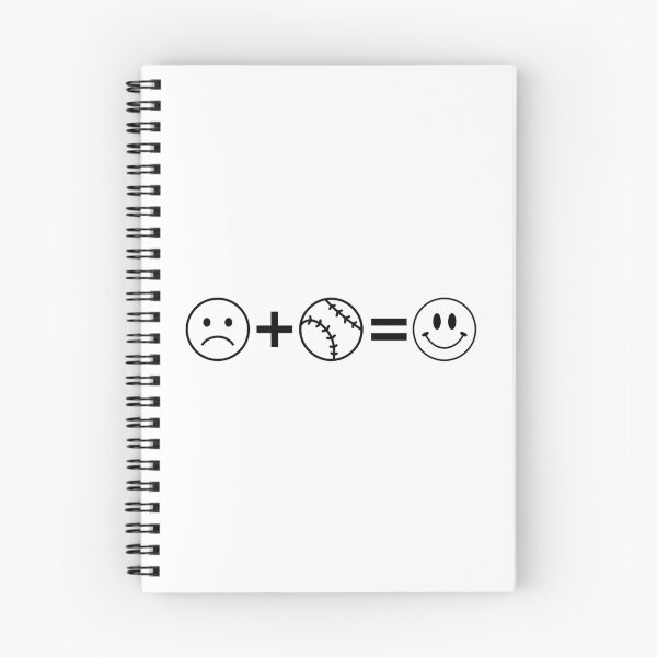 Item preview, The Baseball Happiness Formula - Sad Face Plus Ball Equals Smile designed and sold by Vision Crafted.