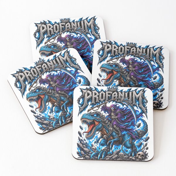 Item preview, Neon Reaper Raptor Dark Fantasy Art designed and sold by VYBORA Studio.