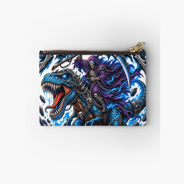 Item preview, Neon Reaper Raptor Dark Fantasy Art designed and sold by VYBORA Studio.