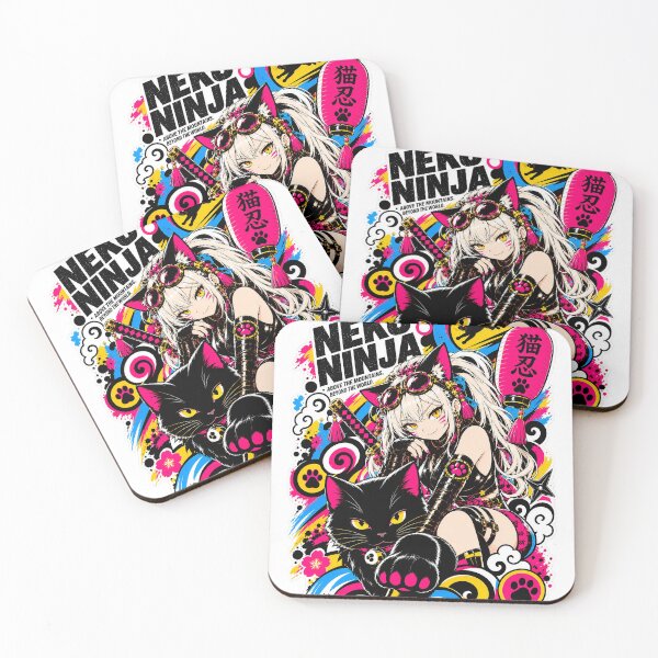 Item preview, Neko Ninja & Black Cat designed and sold by Neo Edo Studio.