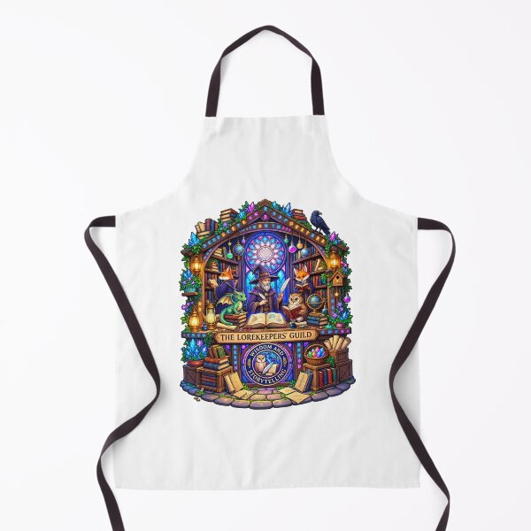 Item preview, The Lorekeepers’ Guild | Fantasy Wizard Library | Magical Storytelling Guild designed and sold by MrDev.