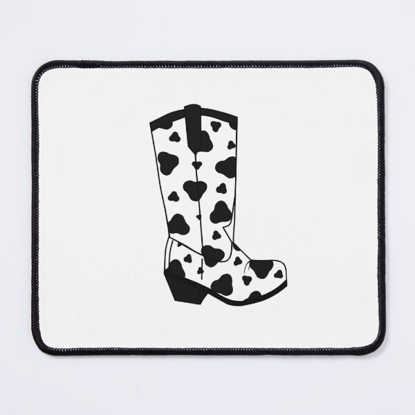 Item preview, Black Cow Spot Cowboy Boot designed and sold by Sartoris Art.