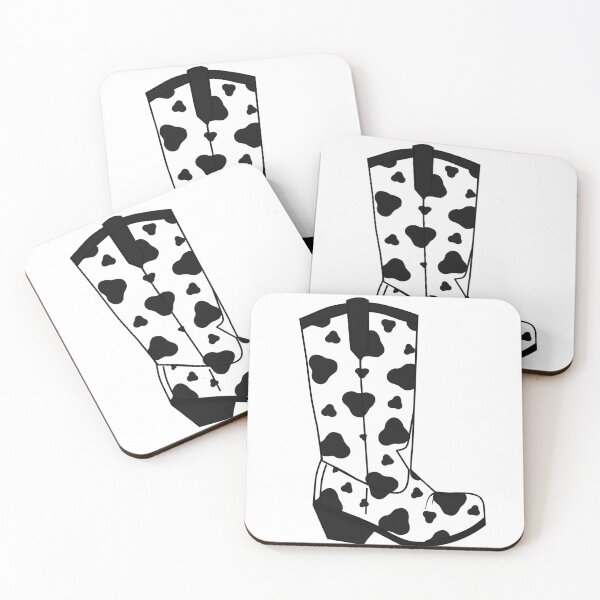 Item preview, Black Cow Spot Cowboy Boot designed and sold by Sartoris Art.