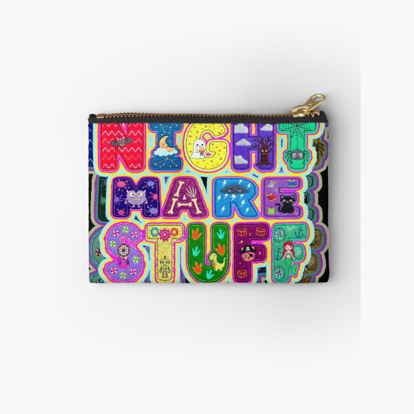 Item preview, Nightmare Stuff Spelled In Halloween Patches designed and sold by weirdove.