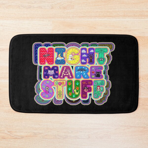 Item preview, Nightmare Stuff Spelled In Halloween Patches designed and sold by weirdove.