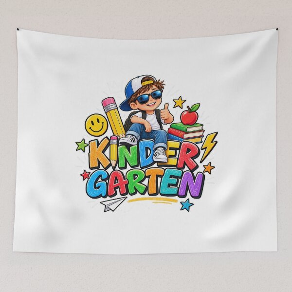 Item preview, Cool Kindergarten Boy First Day of School Shirt designed and sold by QueenStore-USA.