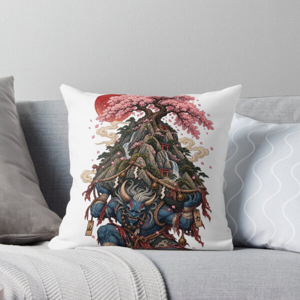 Item preview, The Oni of the Sacred Mountain | Japanese Ukiyo-e Demon Art designed and sold by Substance_life.