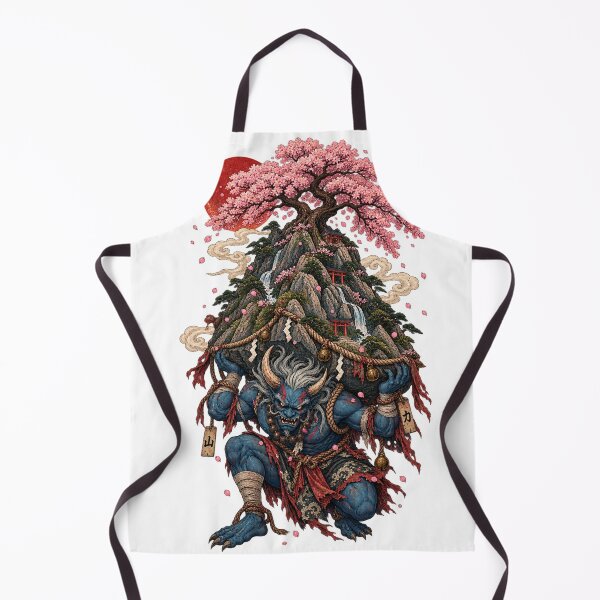 Item preview, The Oni of the Sacred Mountain | Japanese Ukiyo-e Demon Art designed and sold by Substance_life.
