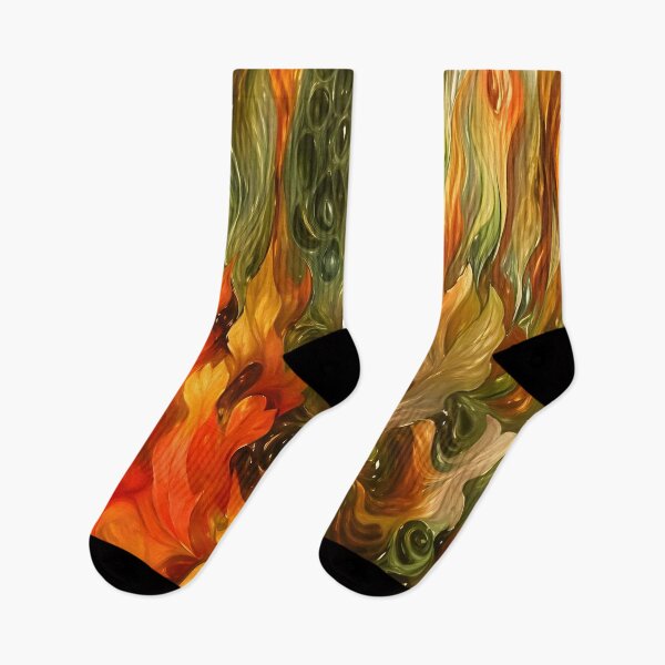 Item preview, Firey Fall Leaves designed and sold by O'clock Vibes.
