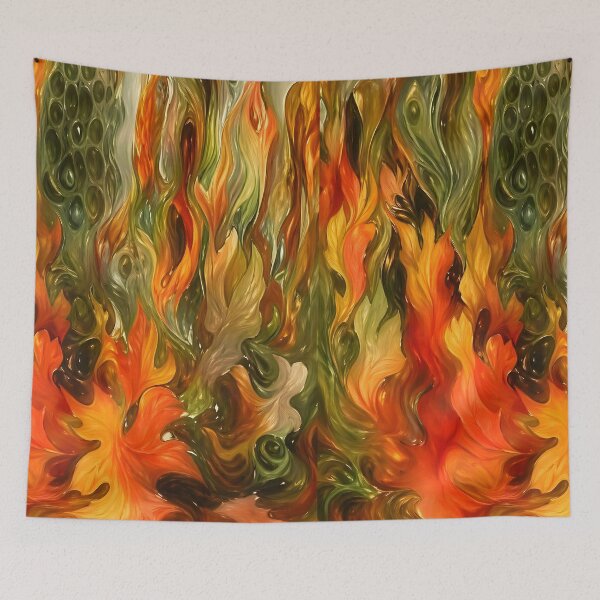 Item preview, Firey Fall Leaves designed and sold by O'clock Vibes.