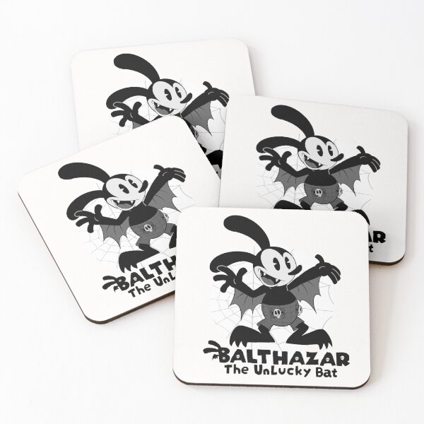 Item preview, Balthazar The Unlucky Bat (black and white) designed and sold by TDFSpiderHam.