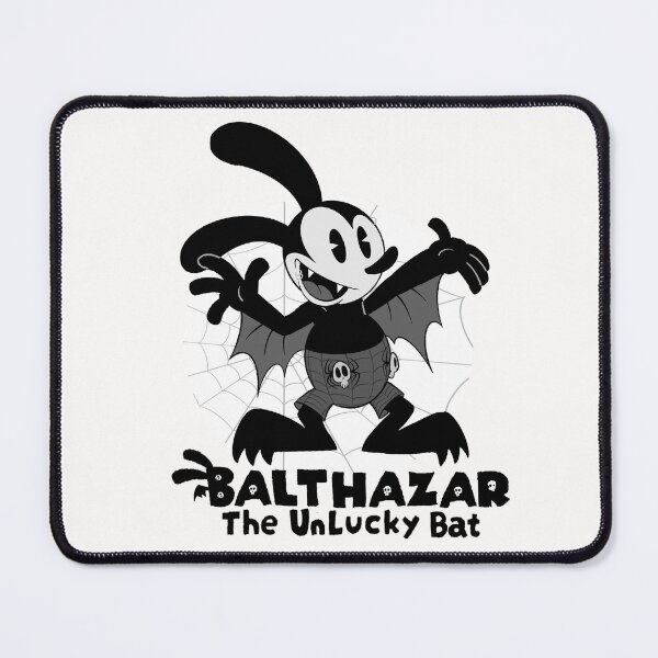 Item preview, Balthazar The Unlucky Bat (black and white) designed and sold by TDFSpiderHam.