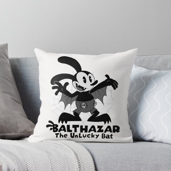Aperçu de l'œuvre Balthazar la chauve-souris malchanceuse (noir et blanc) créée et vendue par TDFSpiderHam.