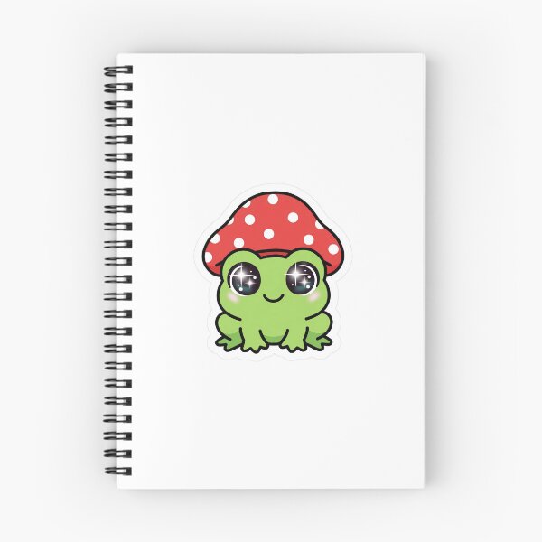 Item preview, Frog With Mushroom Hat - Kawaii Cottagecore Frog designed and sold by FBA.