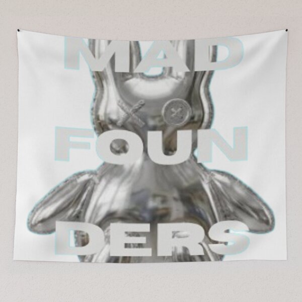 Aperçu de l'œuvre Logo MadFounders argenté créée et vendue par MadFounders.