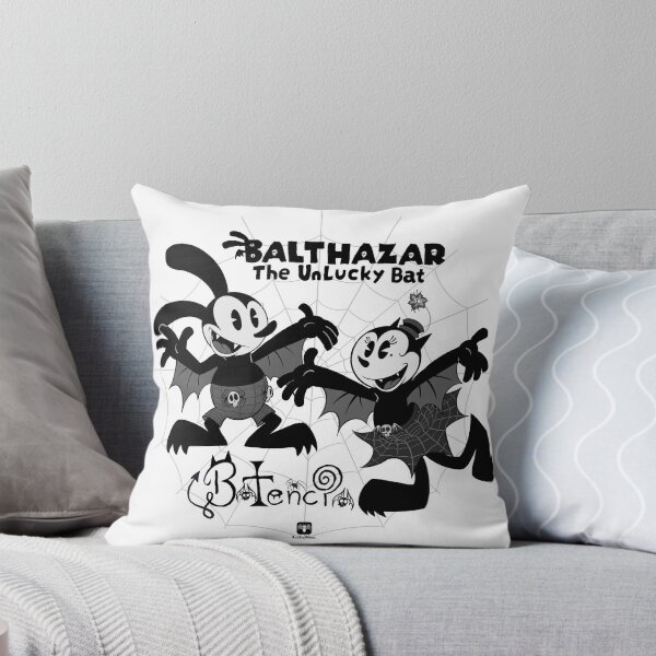 Item preview, Balthazar The Unlucky Bat & Batencia (black & white) designed and sold by TDFSpiderHam.