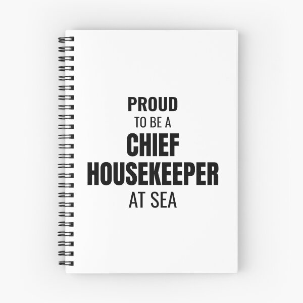 Item preview, Proud to be a Chief Housekeeper at Sea (Black) designed and sold by ShipCrewNation.