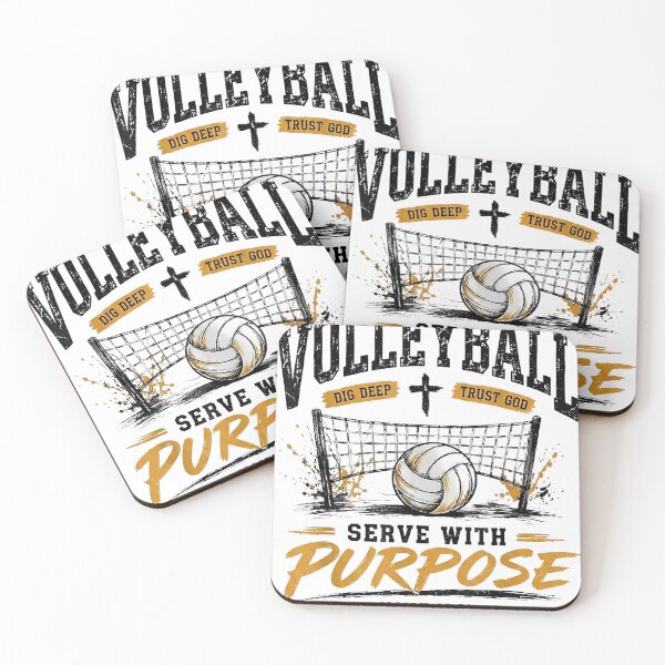 Item preview, Serve with Purpose Volleyball Faith designed and sold by Vectraxos.