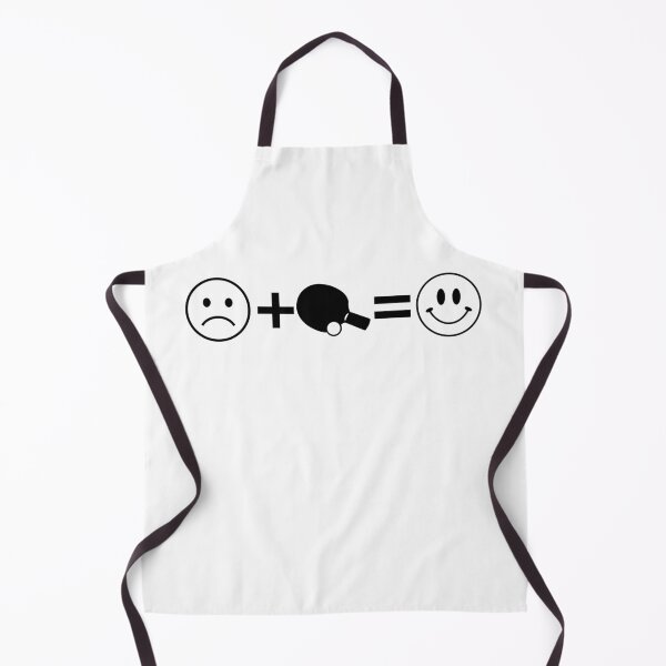 Item preview, The Table Tennis Happiness Formula - Sad Face Plus Paddle Equals Smile designed and sold by Vision Crafted.